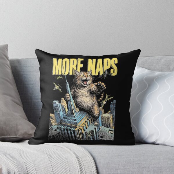Item preview, Giant Monster Cat More Naps Funny Feline Cats Attitude designed and sold by GrandeDuc.