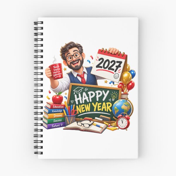 Item preview, Happy New Year 2027 Professional Character Art designed and sold by M.Store.