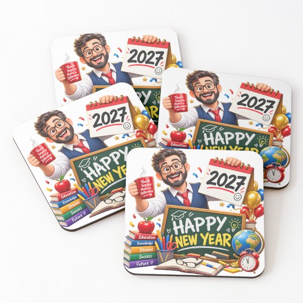 Artikelvorschau, Frohes Neues Jahr 2027! Professionelle Charakterzeichnungen entworfen und verkauft von M.Store.