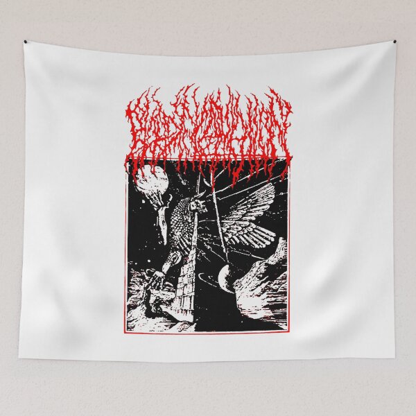 Item preview, Red Typography Death Metal Band designed and sold by DeadTired666.