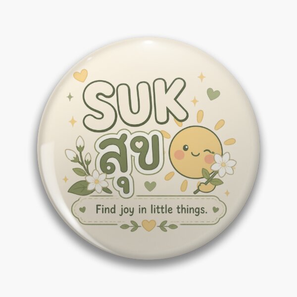 Item preview, Suk | Find Joy in Little Things – Cute Thai Soft Life | Soft Thailand™ designed and sold by CosmicQuietStudio.