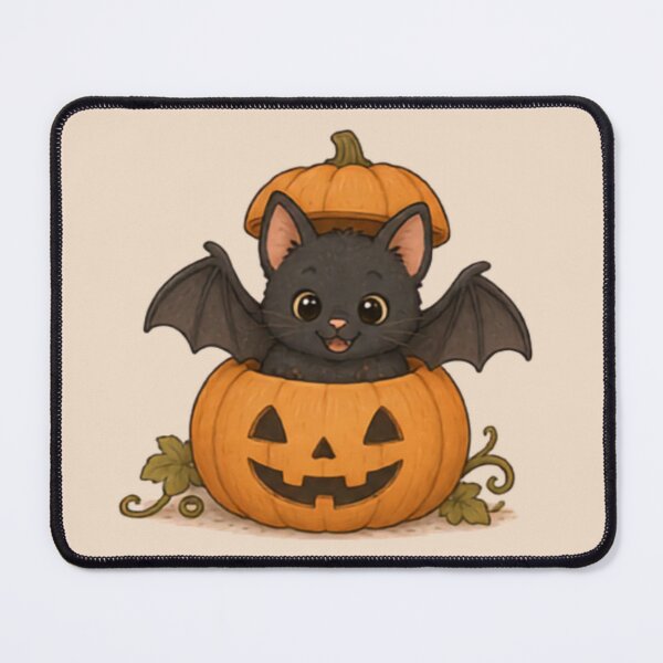 Item preview, Cute Pumpkin Bat designed and sold by MellowMunchkins.
