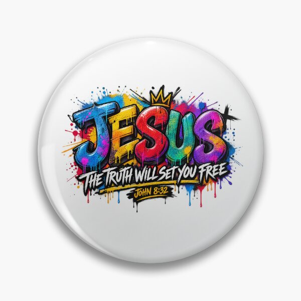 Item preview, Jesus The Truth Will Set You Free John 8:32 Graffiti Street Art designed and sold by Derekquie.