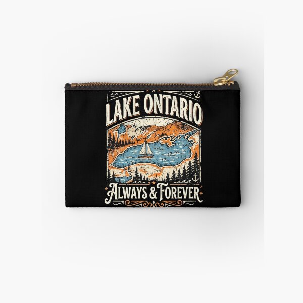 Item preview, Lake Ontario Always and Forever Retro Nature Graphic designed and sold by 519xdesign.