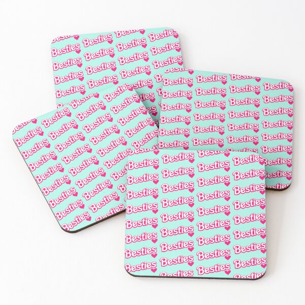 Item preview, Besties Pink Heart Friendship Cute Gift Design designed and sold by Vicky021.