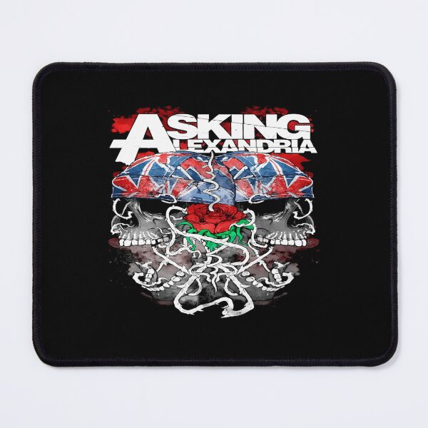 Item preview, Skulls with British Flag Bandanas and Red Rose designed and sold by Milas98.