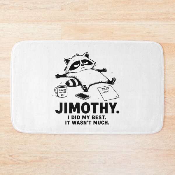 Item preview, Jimothy I Did My Best Funny Lazy Raccoon designed and sold by Cavalier-org.