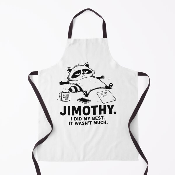 Item preview, Jimothy I Did My Best Funny Lazy Raccoon designed and sold by Cavalier-org.