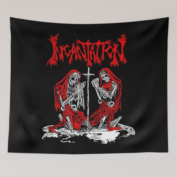 Item preview, Red Typography Death And Heavy Metal designed and sold by DeadTired666.