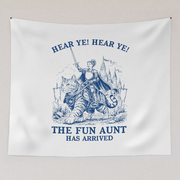 Item preview, Hear Ye Hear Ye The Fun Aunt Has Arrived Funny designed and sold by ellapaintcoast.