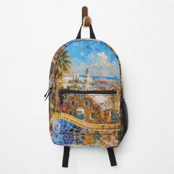 Item preview, A painting of Barcelona, Spain – A Beautiful city in Europe. designed and sold by GalleryKauffeld.