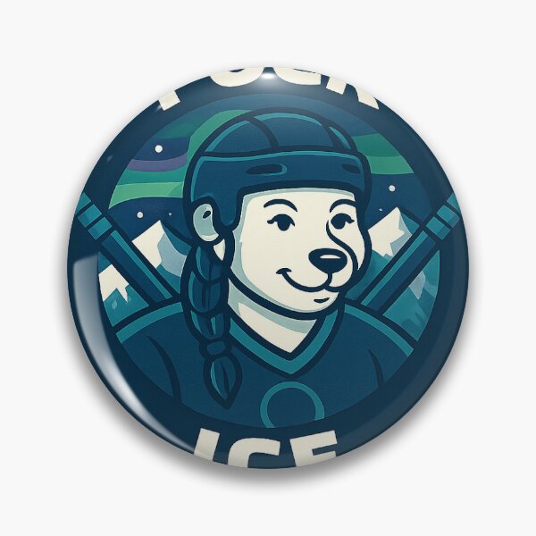 Item preview, Puck ICE Hockey Sticker designed and sold by DisCo Monarchy.
