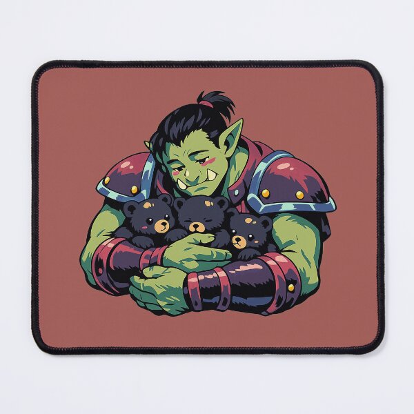 Item preview, Tender Orc and Bear Cubs designed and sold by KungPowUnicorn.