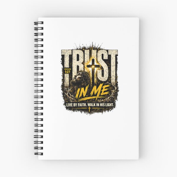 Item preview, Trust In Me Live By Faith Walk In His Light Colossians 1:27 Vintage Jesus designed and sold by Derekquie.
