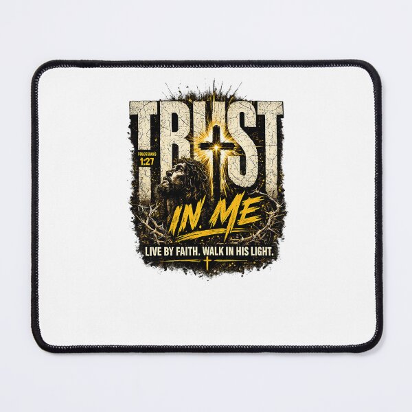 Item preview, Trust In Me Live By Faith Walk In His Light Colossians 1:27 Vintage Jesus designed and sold by Derekquie.