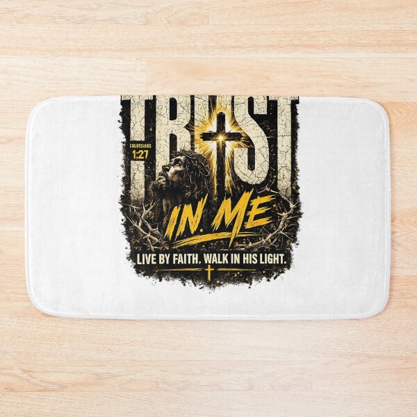 Item preview, Trust In Me Live By Faith Walk In His Light Colossians 1:27 Vintage Jesus designed and sold by Derekquie.