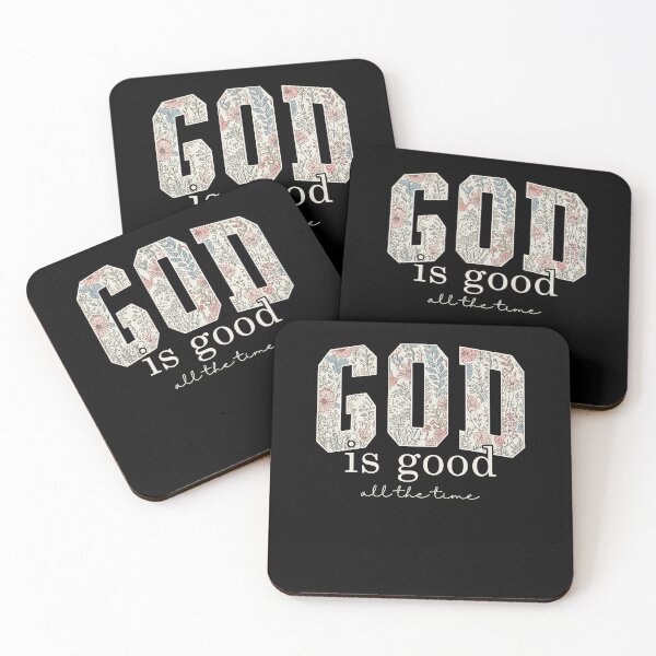 Item preview, God Is Good All The Time Christian Vintage Floral designed and sold by ellapaintcoast.