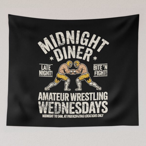 Item preview, Miércoles de lucha libre amateur en Midnight Diner Lucha Libre clásica designed and sold by Machomanshop.