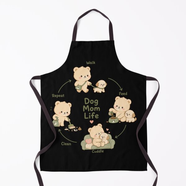 Item preview, Dog Mom Life Loop Cycle Shirt | Cute Character Design designed and sold by MOCH- ART.