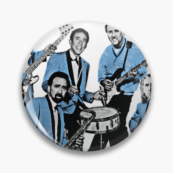 Item preview, Nicolass And The Cagess (Nic Cage Band) designed and sold by RetroAisthetic.