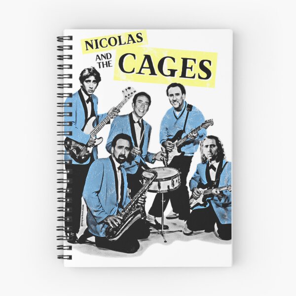 Item preview, Nicolass And The Cagess (Nic Cage Band) designed and sold by RetroAisthetic.