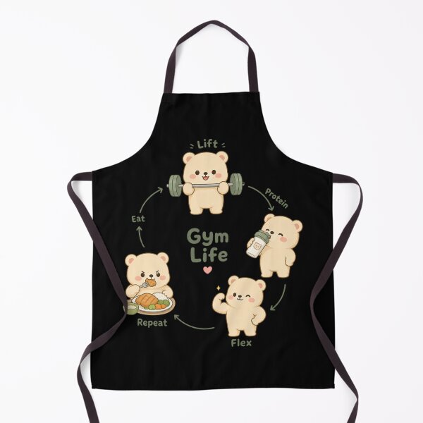 Item preview, Gym Life Loop Cycle Shirt | Cute Character Design designed and sold by MOCH- ART.