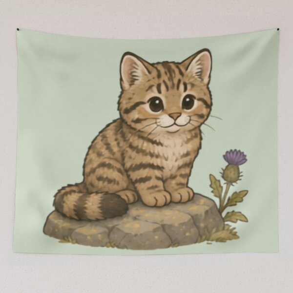 Item preview, Highland Explorer Scottish Wildcat Kitten designed and sold by MellowMunchkins.