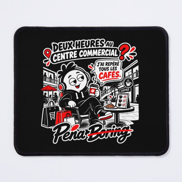 Item preview, Two hours at the mall? I've spotted all the cafes – Men's Shopping Humor designed and sold by J-Impression.