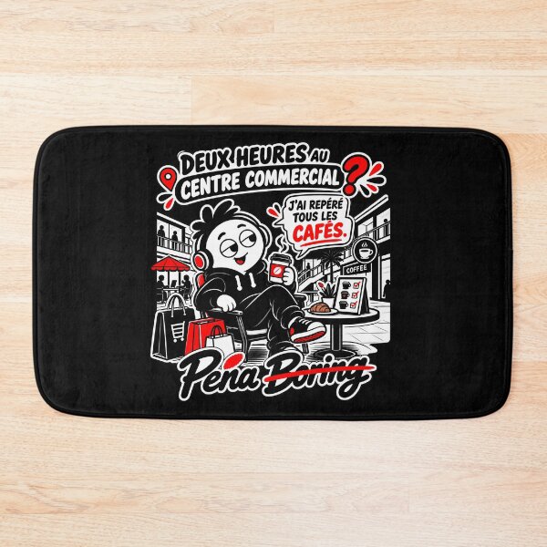 Item preview, Two hours at the mall? I've spotted all the cafes – Men's Shopping Humor designed and sold by J-Impression.