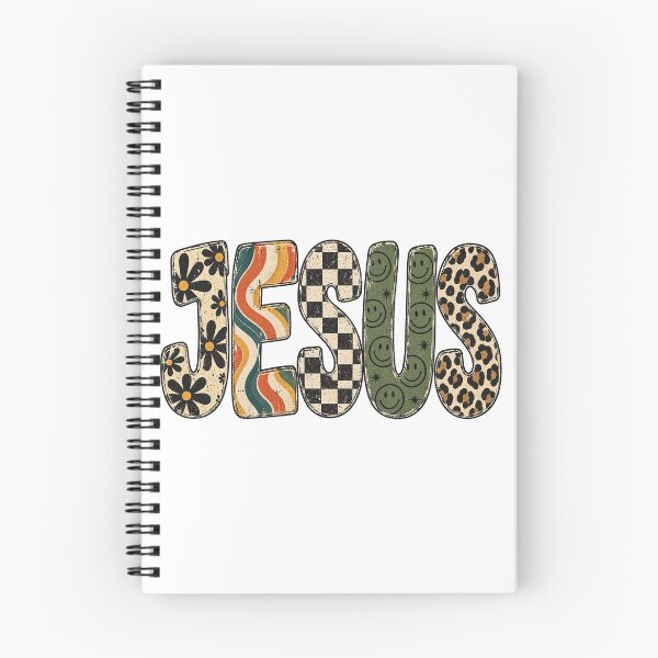 Item preview, Jesus Groovy Retro Patterns Cheetah Smiley Flower Vintage designed and sold by Derekquie.