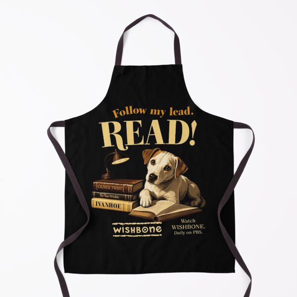 Artikelvorschau, Wishbone Dog Read Retro entworfen und verkauft von FieldsnancyArts.