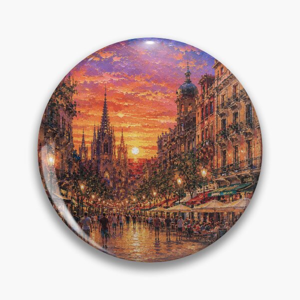 Item preview, Barcelona by night, Spain – A Beautiful city in Europe. designed and sold by GalleryKauffeld.