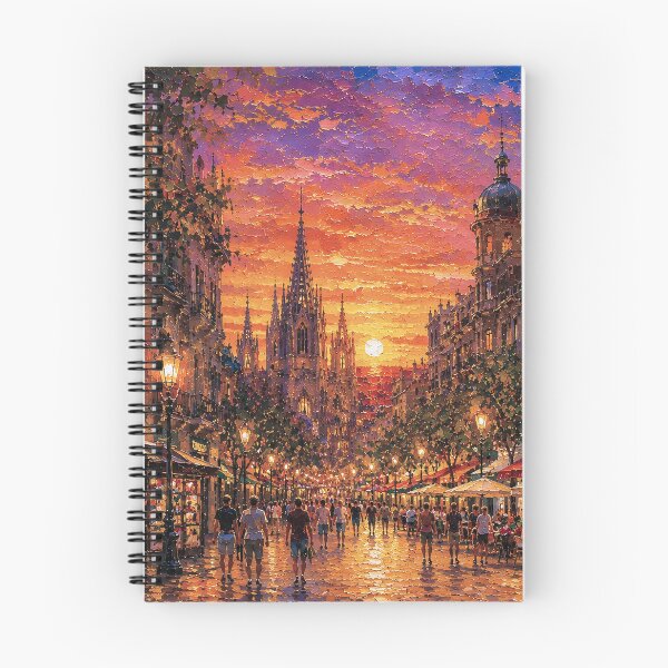 Item preview, Barcelona by night, Spain – A Beautiful city in Europe. designed and sold by GalleryKauffeld.