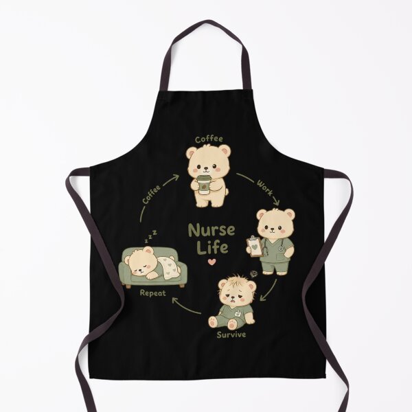 Item preview, Nurse Life Loop Cycle | Cute Character Design designed and sold by MOCH- ART.