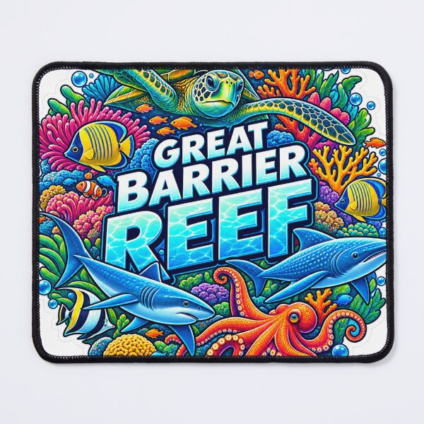Item preview, Great Barrier Reef Australia – Ocean Travel Art designed and sold by ChicClicker.