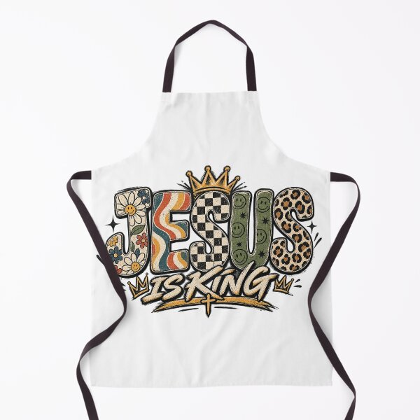 Item preview, Jesus Is King Retro Groovy Eclectic Patterns Graphic designed and sold by Derekquie.