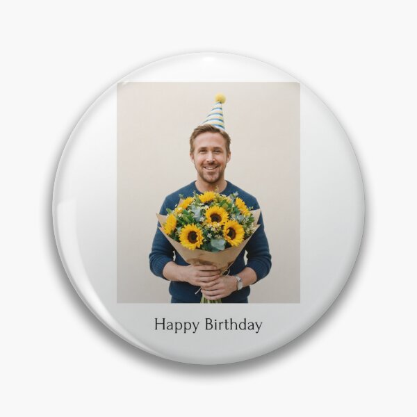 Item preview, Ryan gosling birthday sunflower bouquet flower rose gift cake memes happy Funny prank meme  weird  designed and sold by CheeseBlueprint.
