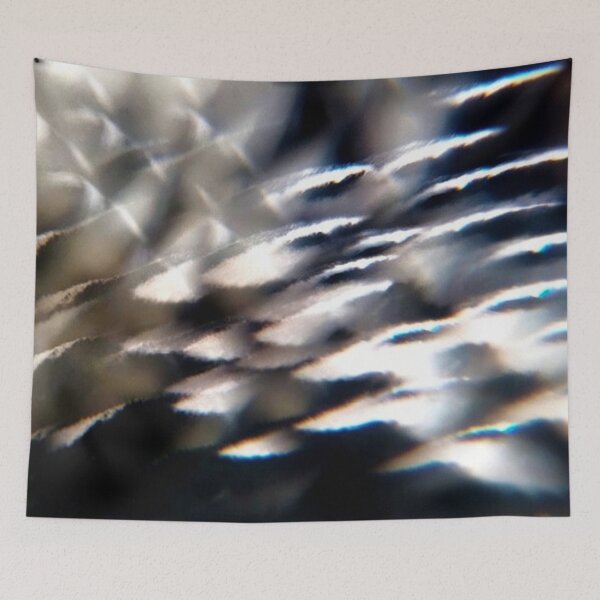 Item preview, Fluffy Hug: Overflowing Love - Cozy Macro Texture and Prismatic Light Abstract Art designed and sold by ElionSolis.