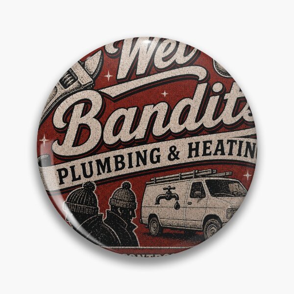 Item preview, Home Alone Wet Bandits Plumbing & Heating — Flood Control Experts designed and sold by Olena Du.