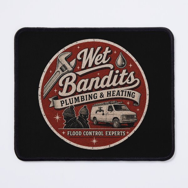 Item preview, Home Alone Wet Bandits Plumbing & Heating — Flood Control Experts designed and sold by Olena Du.