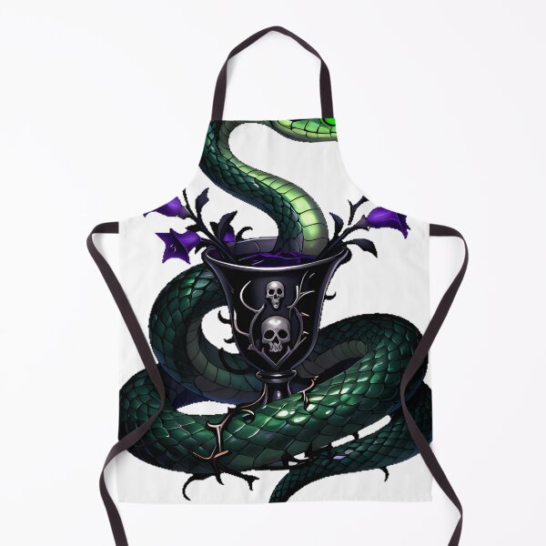 Item preview, Gothic Emerald Viper Nightshade Chalice designed and sold by IllumeInk.