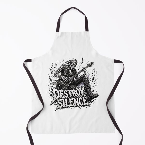 Item preview, I Destroy Silence Skeleton Drummer Rock Metal Music designed and sold by felixpalette.