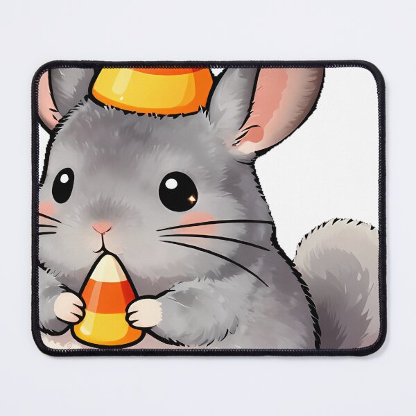 Item preview, Cute Fluffy Chinchilla Candy Corn Treat Icon designed and sold by pumsquare.