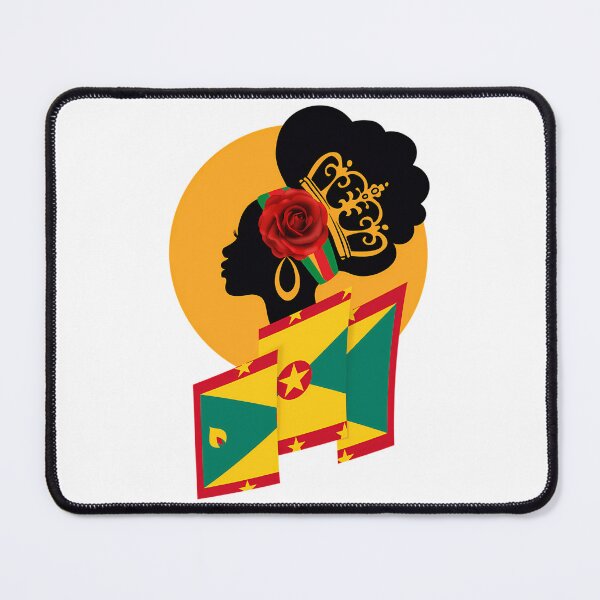 Item preview, Grenada Country Map Flag Queen Empress designed and sold by harlyn-keyse.