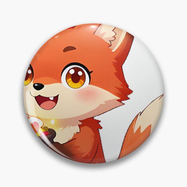 Item preview, Cute Red Fox Cub Candy Corn Wizard Icon designed and sold by pumsquare.