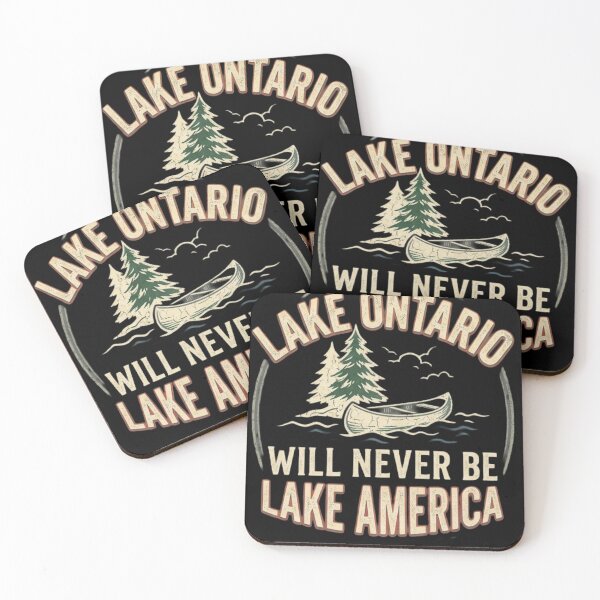 Item preview, Lake Ontario Will Never Be Lake America USA Canada Graphic Vintage Patriotic Friendship  designed and sold by 519xdesign.