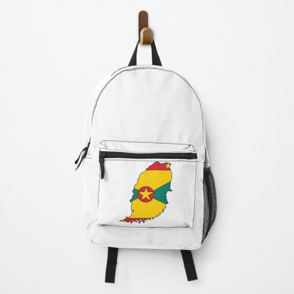 Item preview, Grenada Country Shape Flag designed and sold by harlyn-keyse.