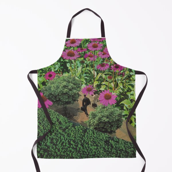 Item preview, flowers nature surrealist stroll retro vintage collage green designed and sold by seventies.collages.