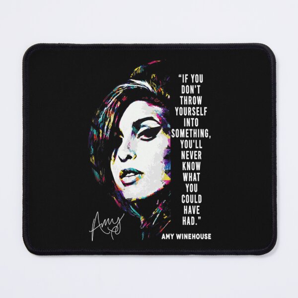 Item preview, Amy Winehouse Inspirational Quote Pop Art Design designed and sold by Colleen Jordan.