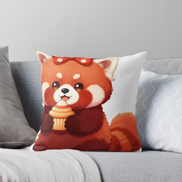 Item preview, Cute Red Panda Candy Corn Tail Wrap Icon designed and sold by pumsquare.